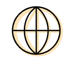 Globe icon linking to public-facing data and analytics resources.